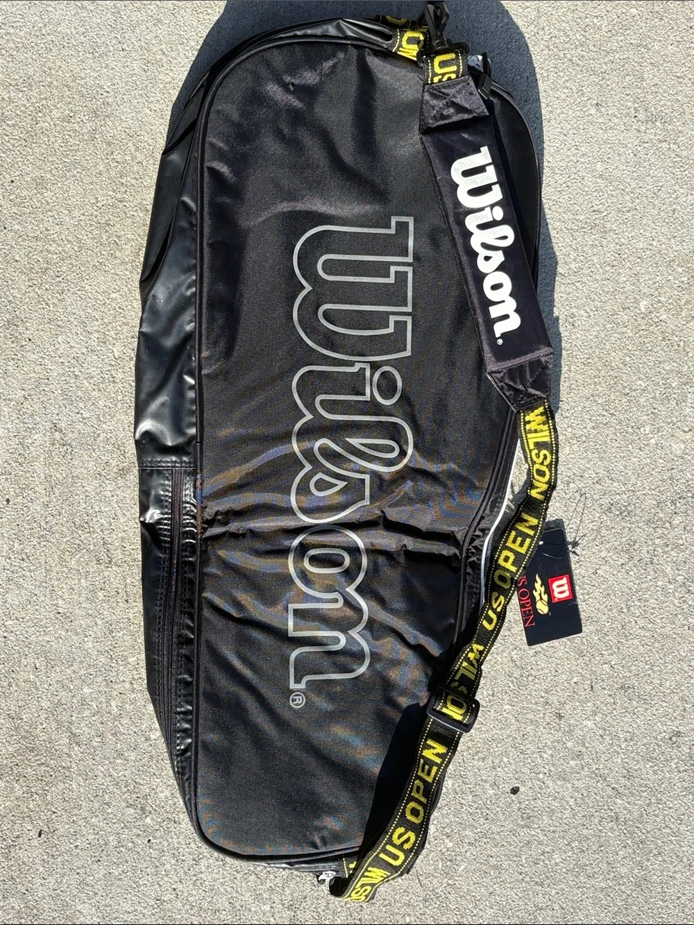 Vintage Wilson US Open Tennis Racket Bag